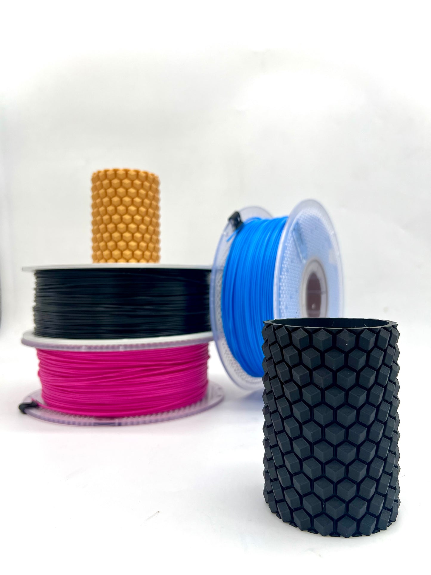 Suport pentru pixuri cu model Honeycomb – Imprimare 3D