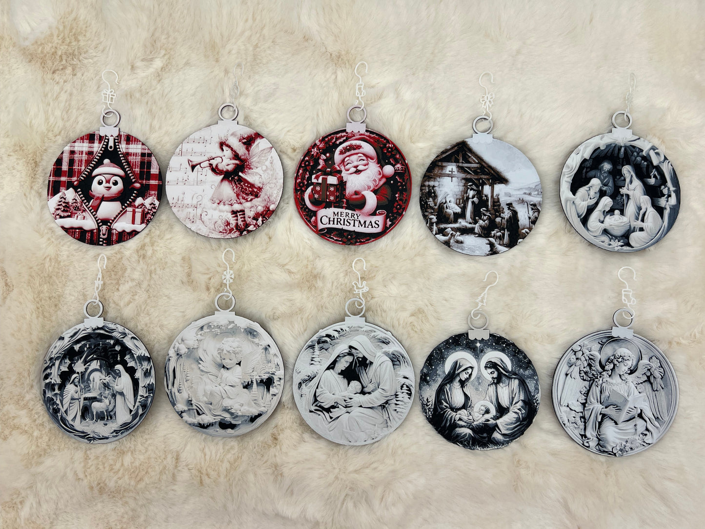 Globuri de Crăciun Hueforge – Modele Artistice 3D