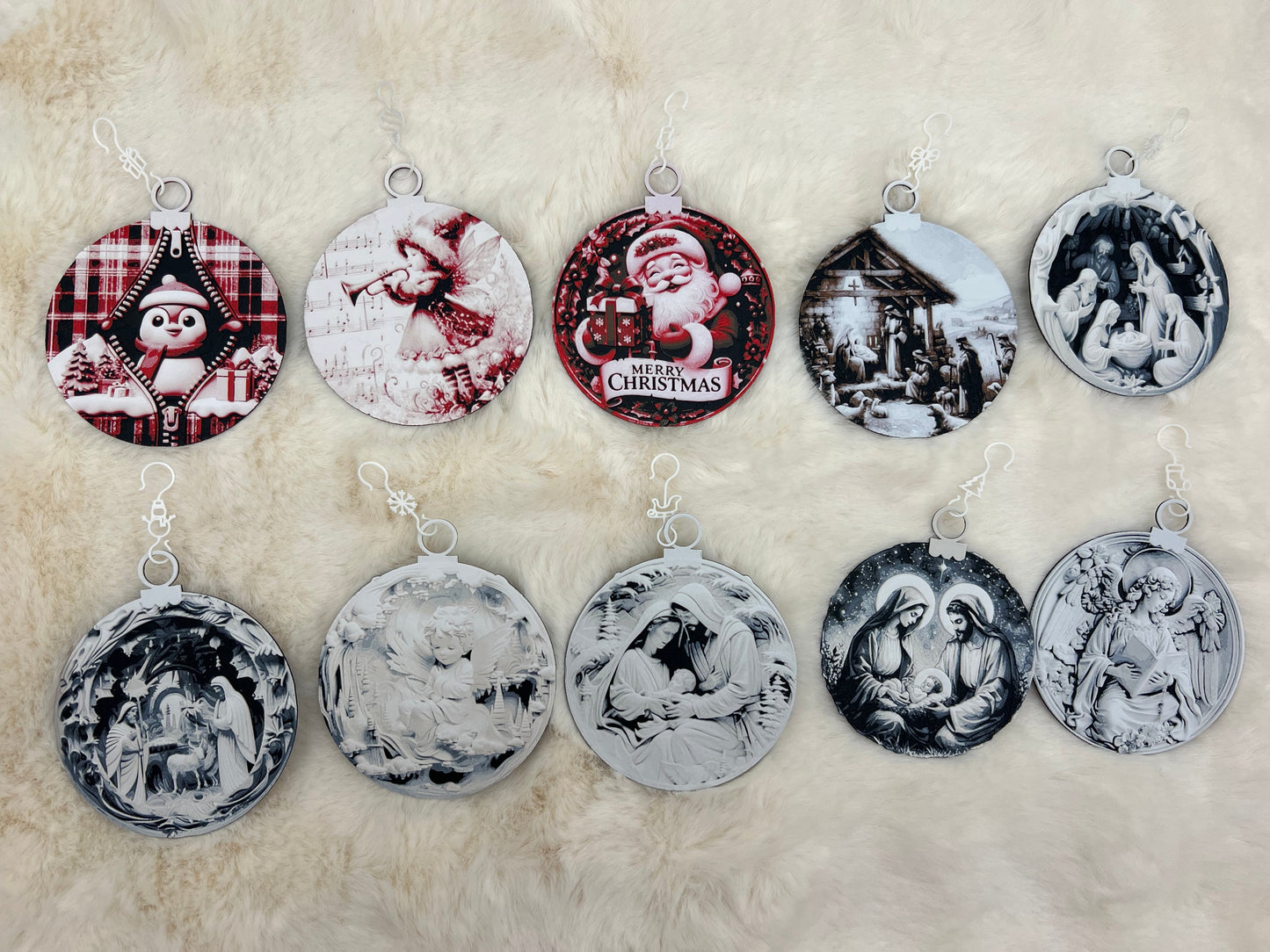 Globuri de Crăciun Hueforge – Modele Artistice 3D