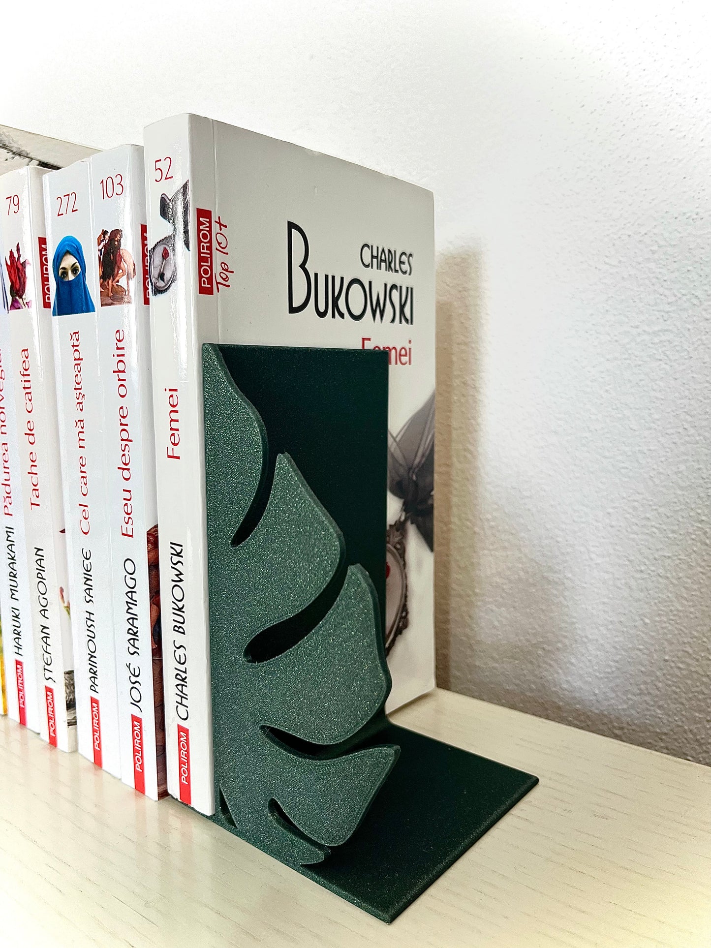 Suporturi pentru cărți „Frunza Monstera” – Imprimare 3D