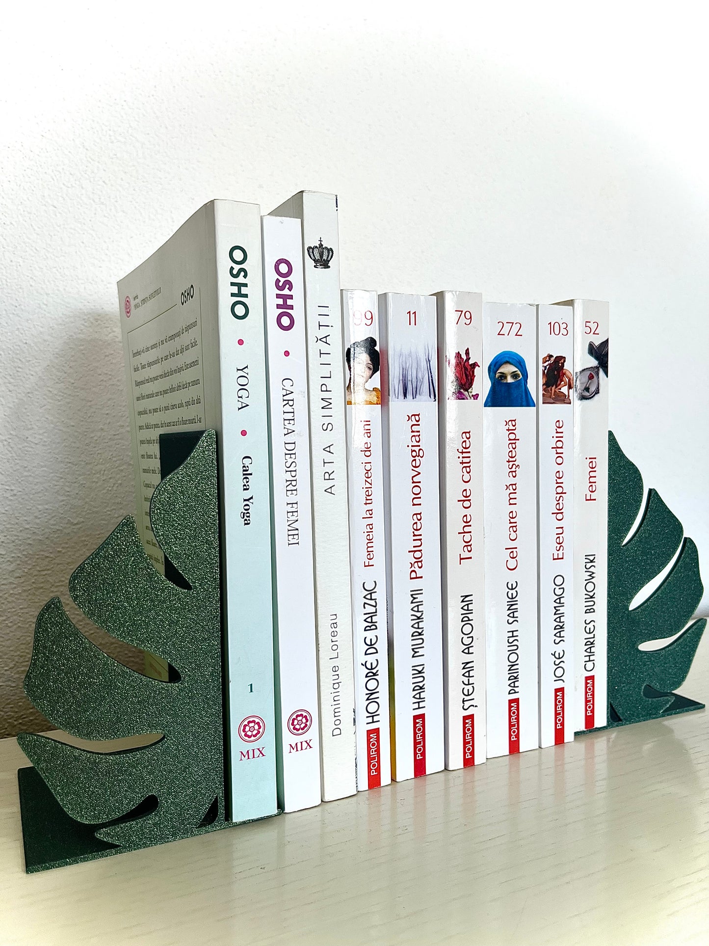 Suporturi pentru cărți „Frunza Monstera” – Imprimare 3D