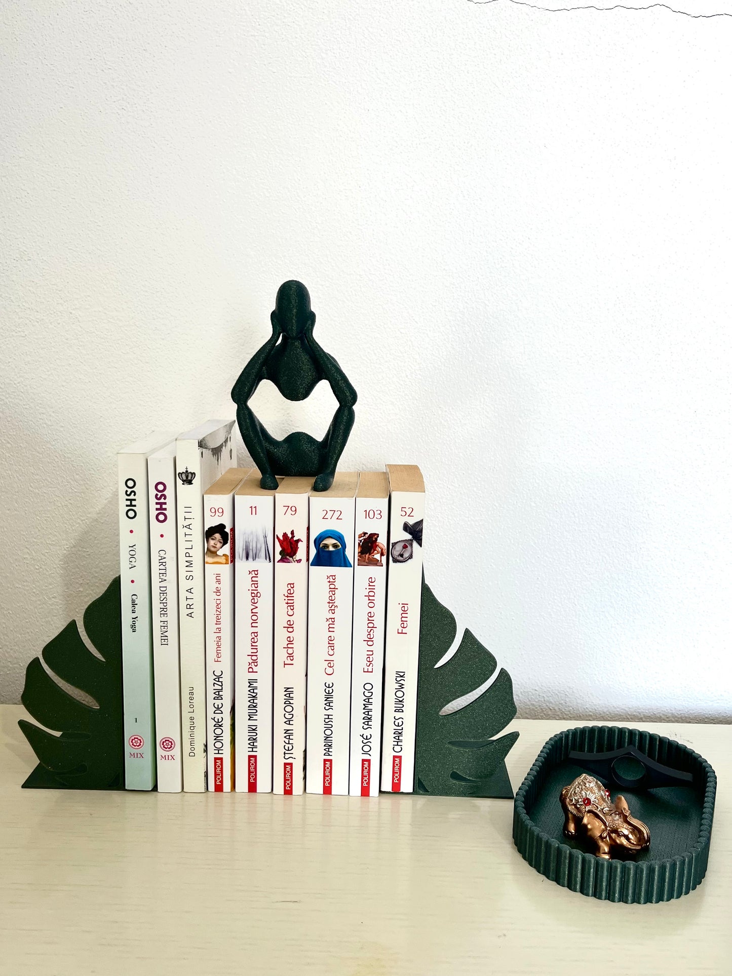 Suporturi pentru cărți „Frunza Monstera” – Imprimare 3D