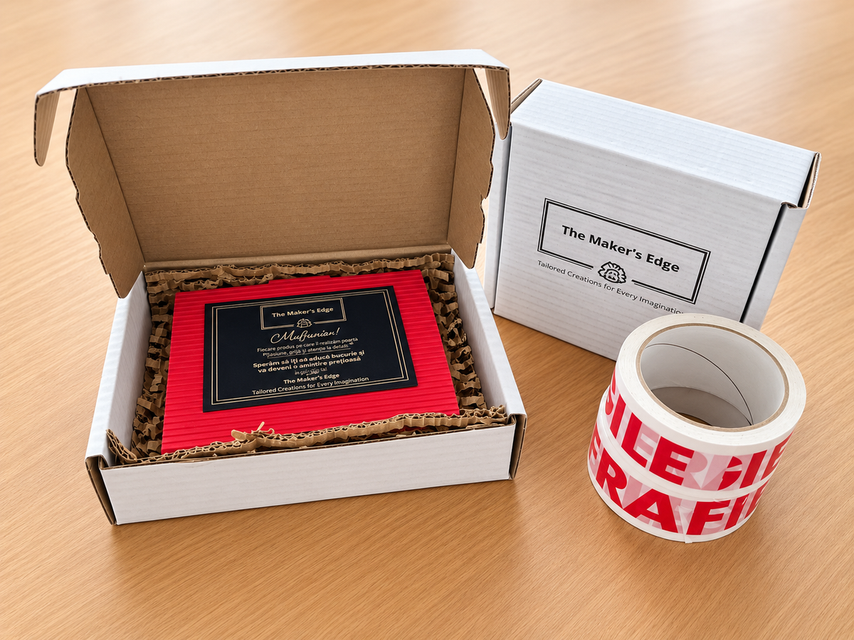 Ambalare cadou pentru carte foto personalizată The Maker's Edge